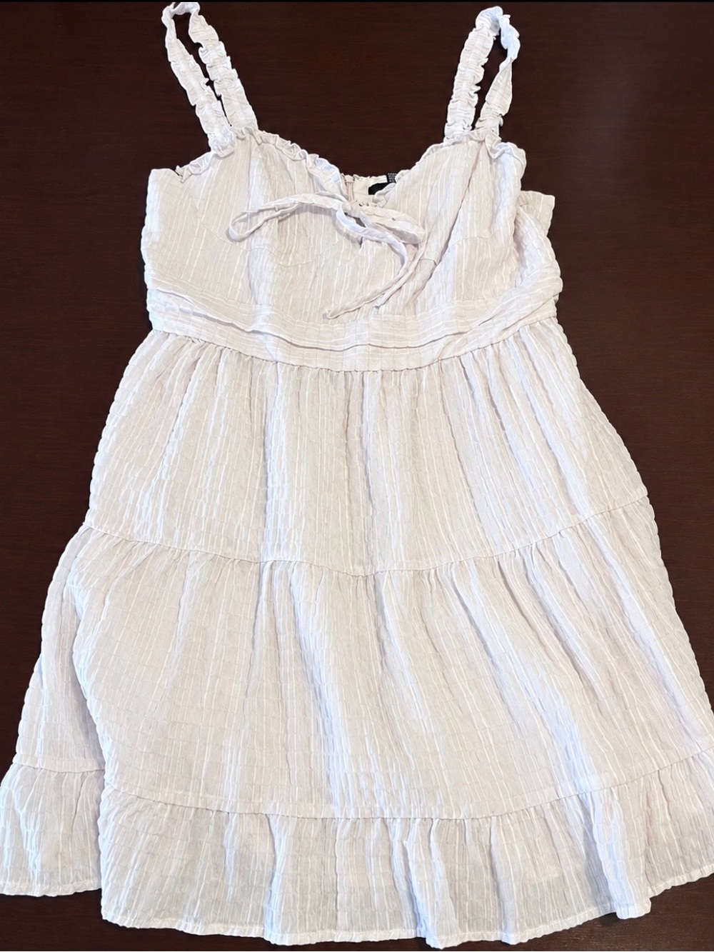 Light Purple Sundress with Ruffle Straps